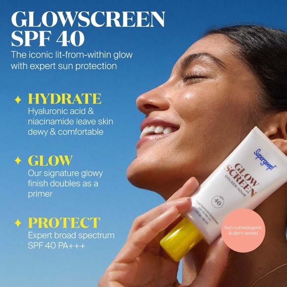 Supergoop! Glowscreen DAWN SPF 40 1.7oz EX01/27 NEW UNUSED BOXED - Picture 4 of 8